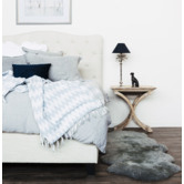 Naturally Provinicial Elliott Oak Side Table