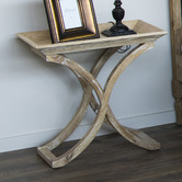 Naturally Provinicial Elliott Oak Side Table