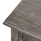 Naturally Provinicial Dewey Oak Wood Bedside Table