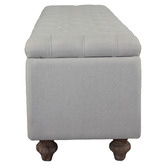 Naturally Provinicial Namu Upholstered Ottoman Bench