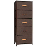 Naturally Provinicial Chrisley 5 Drawer Tallboy
