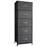 Naturally Provinicial Chrisley 5 Drawer Tallboy