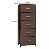 Naturally Provinicial Chrisley 5 Drawer Tallboy