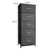 Naturally Provinicial Chrisley 5 Drawer Tallboy