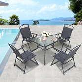 Naturally Provinicial 4 Seater Ella Outdoor Dining Table &amp; Chair Set