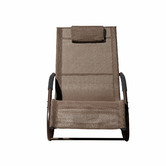 Naturally Provinicial Morris Teslin Outdoor Rocking Lounge Chair