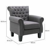 Naturally Provinicial Dumas Upholstered Armchair