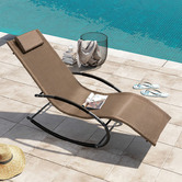 Naturally Provinicial Kami Outdoor Rocking Lounge Chair