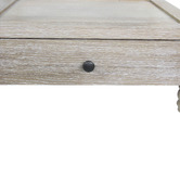 Naturally Provinicial French Country One Drawer Bedside Table With Pull Out Shelf