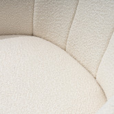 Naturally Provinicial Krishna Boucle Swivel Accent Chair