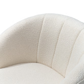 Naturally Provinicial Krishna Boucle Swivel Accent Chair