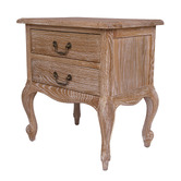 Naturally Provinicial Tania Oak Wood Bedside Table