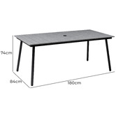 Naturally Provinicial 8 Seater Ganesh Outdoor Dining Table
