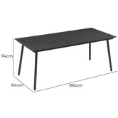 Naturally Provinicial 8 Seater Ganesh Outdoor Dining Table