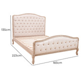 Naturally Provinicial Sorin Oak Wood Bed