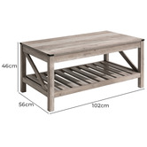 Naturally Provinicial Aasha Coffee Table