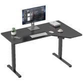 Naturally Provinicial 120cm Black Homer Sit &amp; Stand Desk