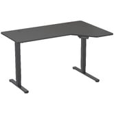 Naturally Provinicial 120cm Black Homer Sit &amp; Stand Desk