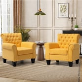 Naturally Provinicial Dumas Upholstered Armchair