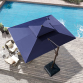 Naturally Provinicial 3.7 x 2.7m Kensley Cantilever Umbrella