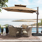 Naturally Provinicial 3.7 x 2.7m Kensley Cantilever Umbrella