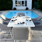 Naturally Provinicial Zarina Aluminium Outdoor Dining Table