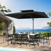 Naturally Provinicial 3.7 x 2.7m Kensley Cantilever Umbrella