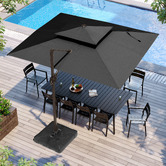 Naturally Provinicial 3.7 x 2.7m Kensley Cantilever Umbrella