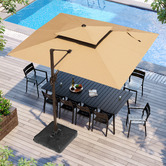 Naturally Provinicial 3.7 x 2.7m Kensley Cantilever Umbrella