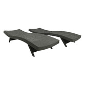 Naturally Provinicial Grey Willow Sun Lounges