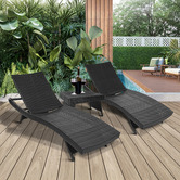 Naturally Provinicial Grey Willow Sun Lounges