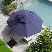 Naturally Provinicial 3.5m Kensley Round Cantilever Umbrella
