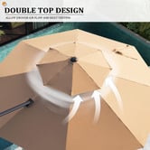 Naturally Provinicial 3.5m Kensley Round Cantilever Umbrella