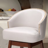 Naturally Provinicial 81cm Spencer Faux Leather Bar Stools