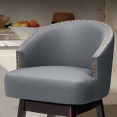 Naturally Provinicial 81cm Spencer Faux Leather Bar Stools