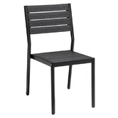 Naturally Provinicial Armless Sara Outdoor Dining Chairs