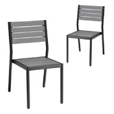Naturally Provinicial Armless Sara Outdoor Dining Chairs