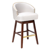 Naturally Provinicial 81cm Spencer Faux Leather Bar Stools