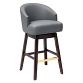 Naturally Provinicial 81cm Spencer Faux Leather Bar Stools