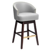 Naturally Provinicial 81cm Spencer Faux Leather Bar Stools