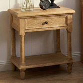 Naturally Provinicial Harriett American Oak Bedside Table