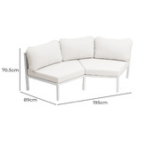 Naturally Provinicial 2 Seater Munoz Outdoor Sofa