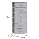 Naturally Provinicial Isobelle 6 Drawer Tallboy