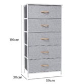Naturally Provinicial Isobelle 5 Drawer Chest