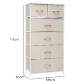 Naturally Provinicial Isobelle 6 Drawer Chest