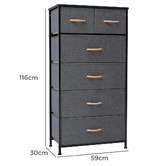 Naturally Provinicial Isobelle 6 Drawer Chest