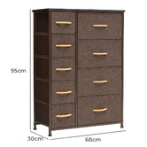 Naturally Provinicial Isobelle 9 Drawer Chest