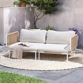 Naturally Provinicial Florence Outdoor Corner Lounge Chair