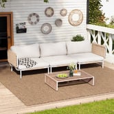 Naturally Provinicial Florence Outdoor Corner Lounge Chair