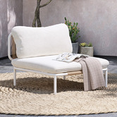 Naturally Provinicial Florence Outdoor Armless Lounge Chair